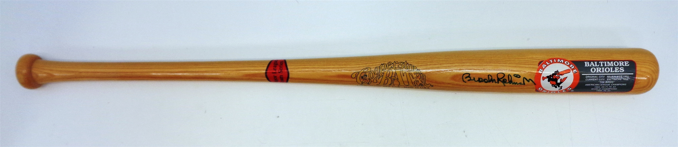 Brooks Robinson Autographed Cooperstown Bat