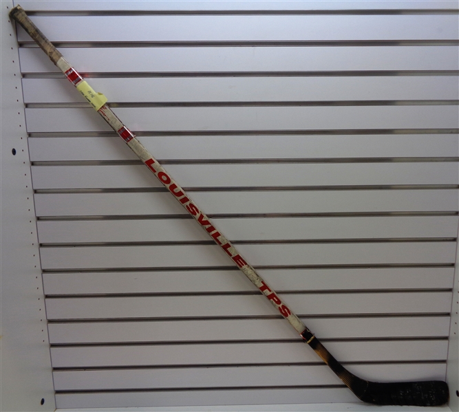 Dale Krentz Game Used Louisville Hockey Stick