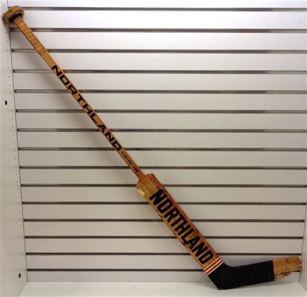 Jimmy Rutherford Game Used Northland Goalie Stick