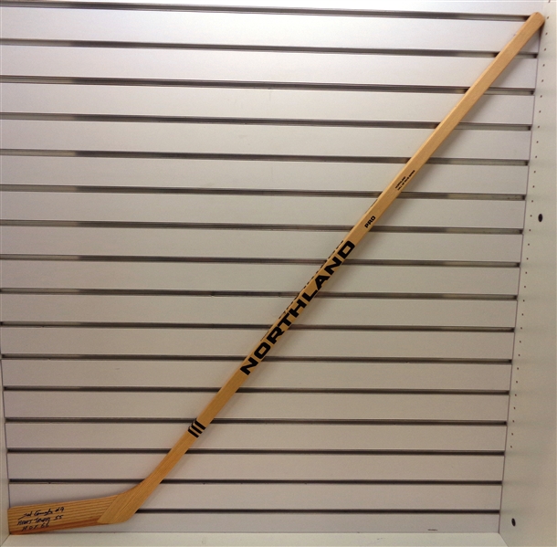 Ted Kennedy Autographed Northland Stick w/ Hart, HOF