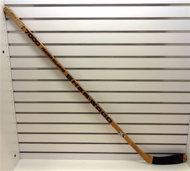 Mark Kumpel Game Used Sher-Wood Hockey Stick