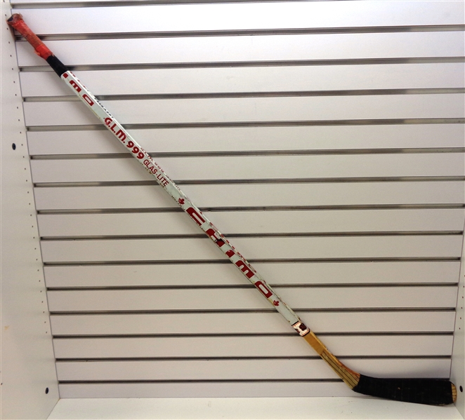 Paul Ysebaert Game Used Hockey Stick