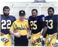 Bo Schembechler & 3 Others Autographed 8x10 Photo