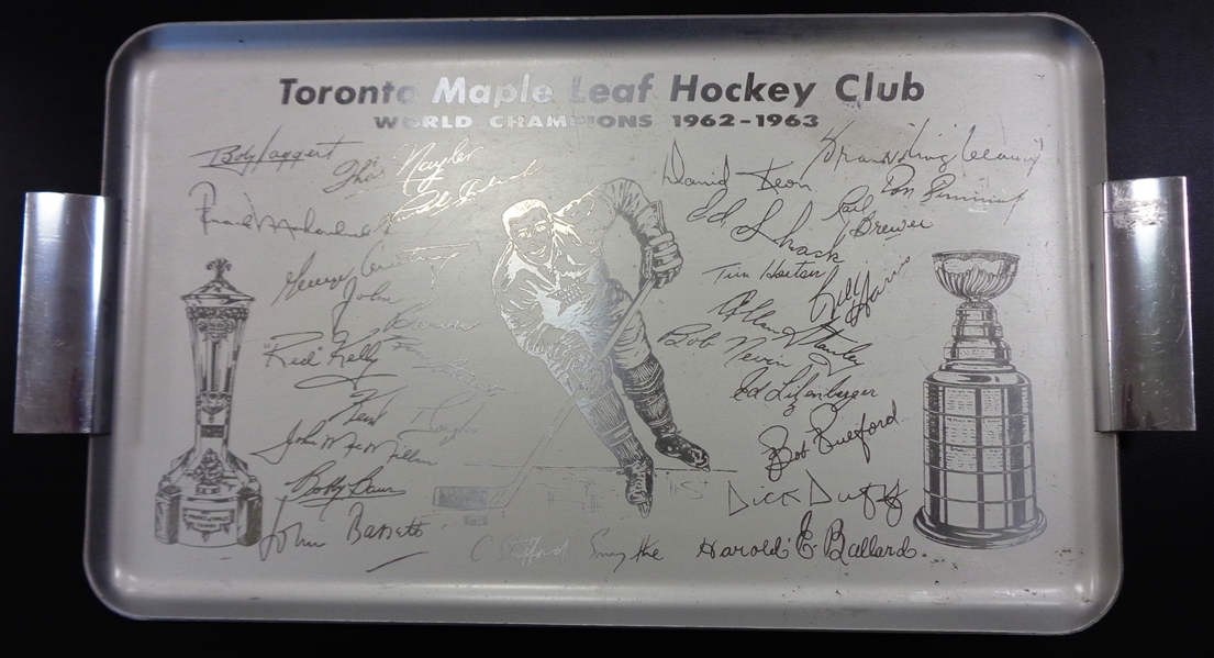 1962/63 Toronto Maple Leafs Dominion Store Serving Tray
