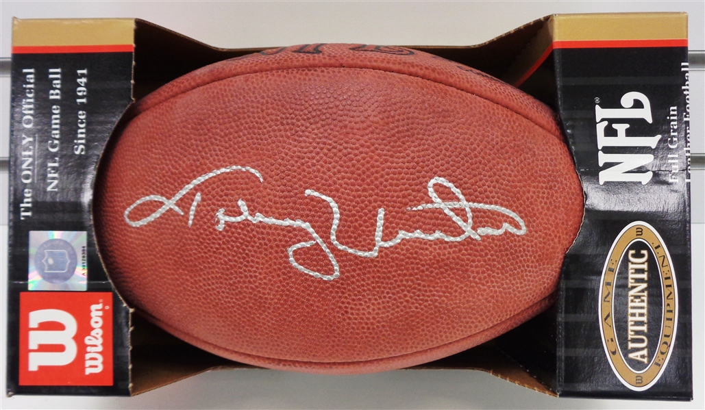 Johnny Unitas Autographed Official NFL Football