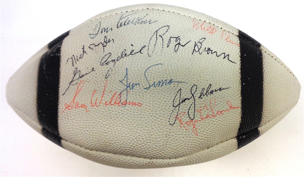 1964 Detroit Lions Team Signed Football