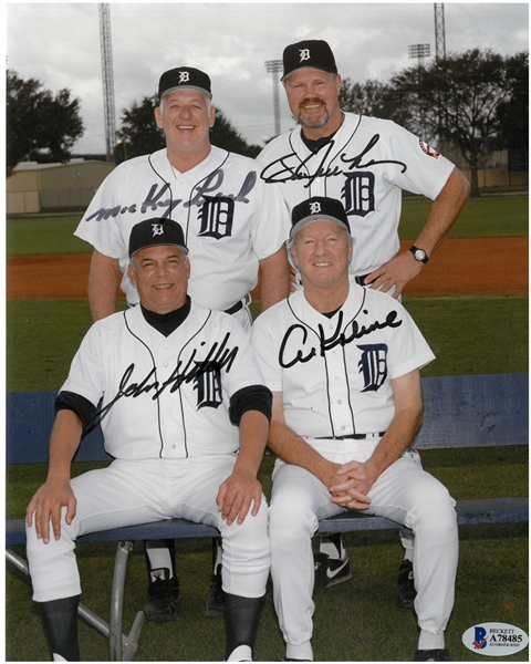 Kaline/Lolich/Freehan/Hiller Signed 8x10 Photo