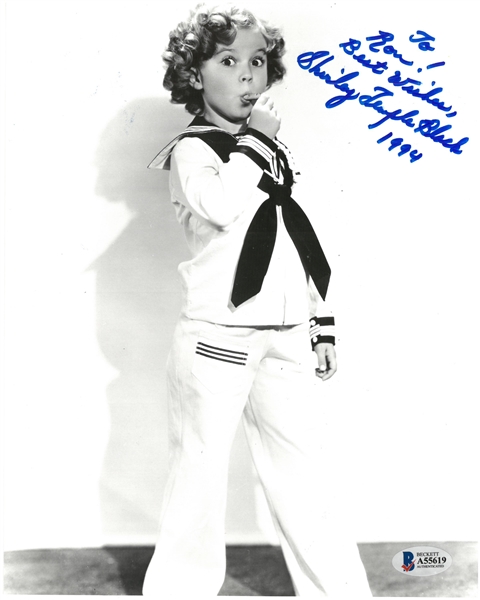 Shirley Temple Black Autographed 8x10 Photo