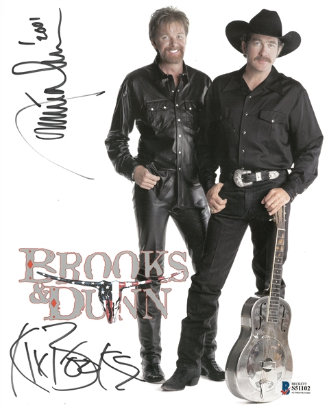 Brooks & Dunn Autographed 8x10 Photo