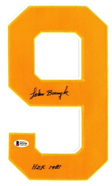Johnny Bucyk Autographed Bruins Jersey Number
