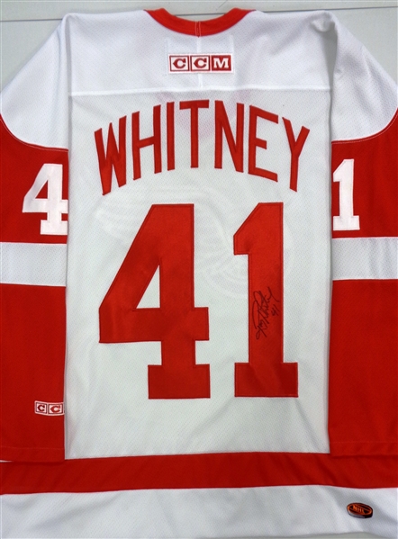 Ray Whitney Autographed Red Wings Jersey