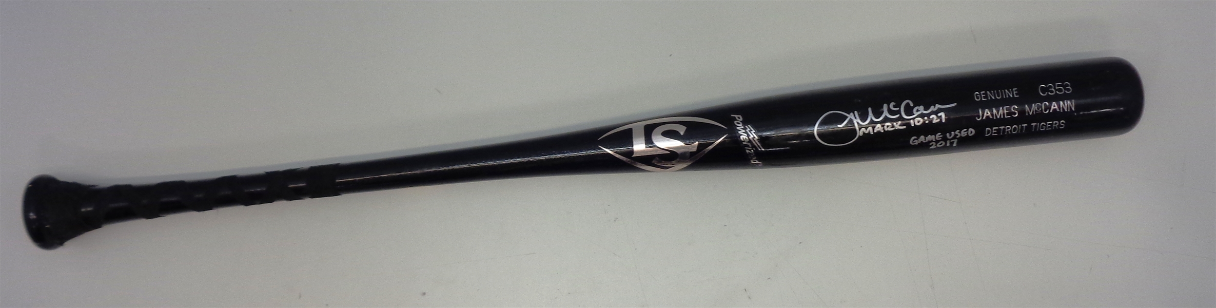 James McCann Game Used & Autographed 2017 Louisville Slugger Bat