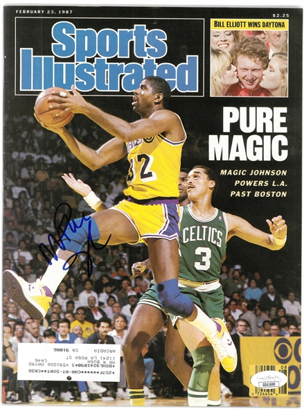 Magic Johnson Autographed Sports Illustrated