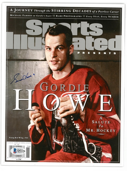 Gordie Howe Autographed 2012 Sports Illustrated