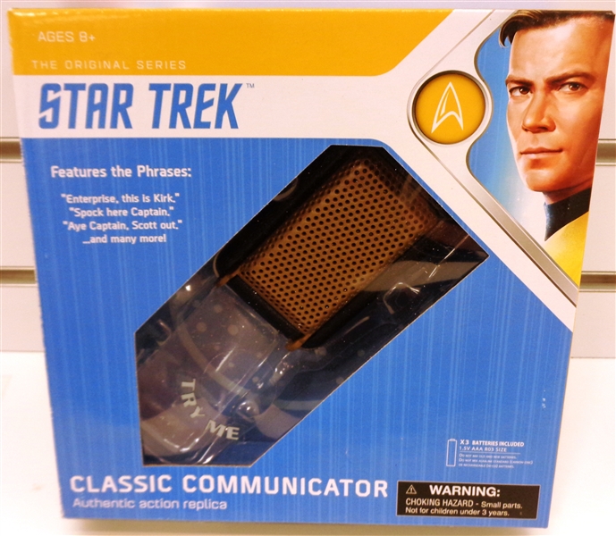 William Shatner Signed Diamond Select Star Trek Classic Communicator