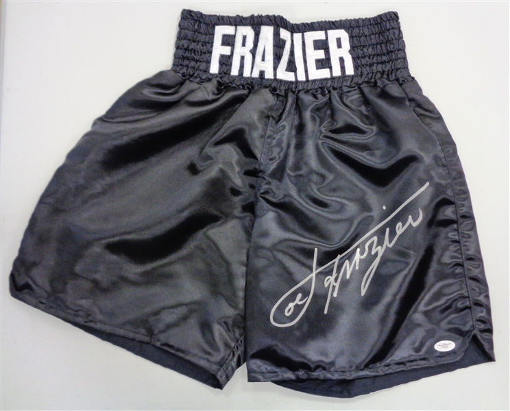 Joe Frazier Autographed Boxing Trunks
