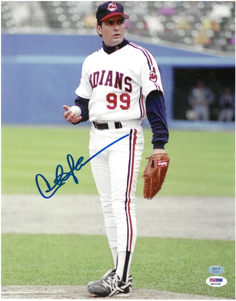 Charlie Sheen Autographed 11x14 "Major League" Ricky Vaughn Photo