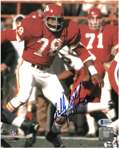 Bobby Bell Autographed 8x10 Photo w/ HOF