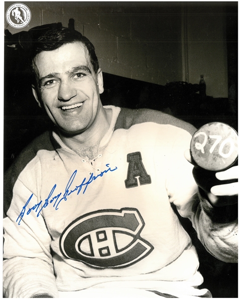 Boom Boom Geoffrion Autographed 8x10 Photo