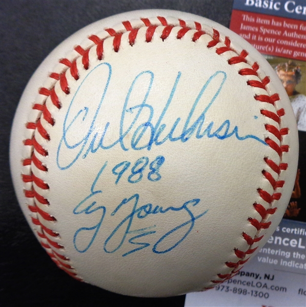 Orel Hershiser Autographed 1989 All Star Game Baseball