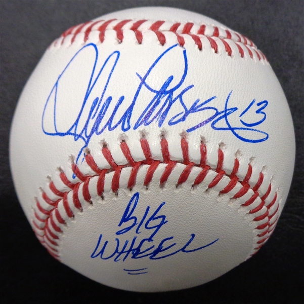 Lance Parrish Autographed Baseball w/ Big Wheel