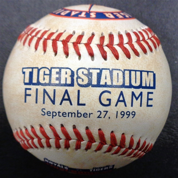 Tiger Stadium Final Game Commemorative Baseball