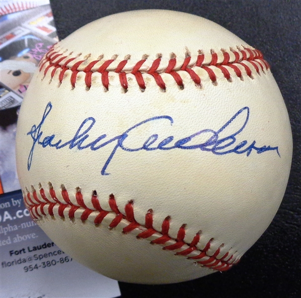 Sparky Anderson Autographed Baseball