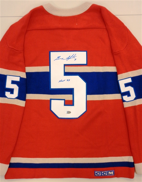 Guy Lapointe Autographed Canadiens Sweater