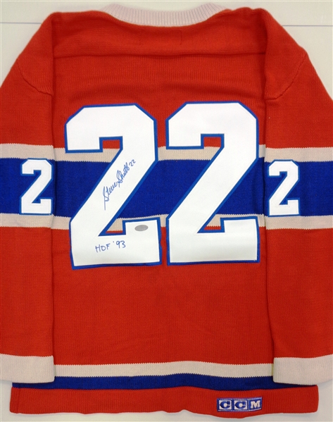 Steve Shutt Autographed Canadiens Sweater