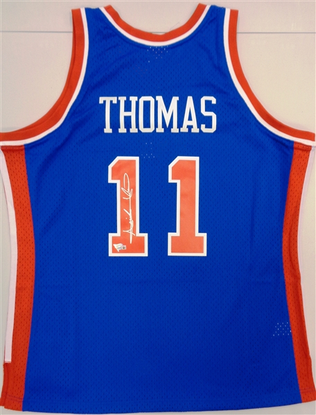 Isiah Thomas Autographed Pistons Mitchell & Ness Replica Jersey