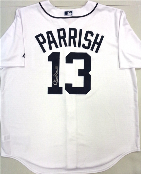 Lance Parrish Autographed Tigers Jersey