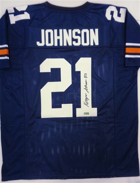 Kerryon Johnson Autographed Auburn Custom Jersey