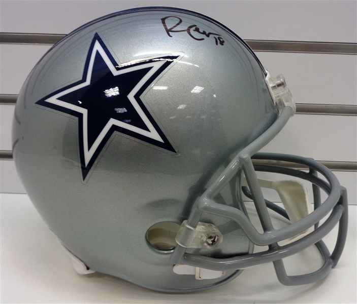 Randall Cobb Autographed Cowboys Full Size Replica Helmet
