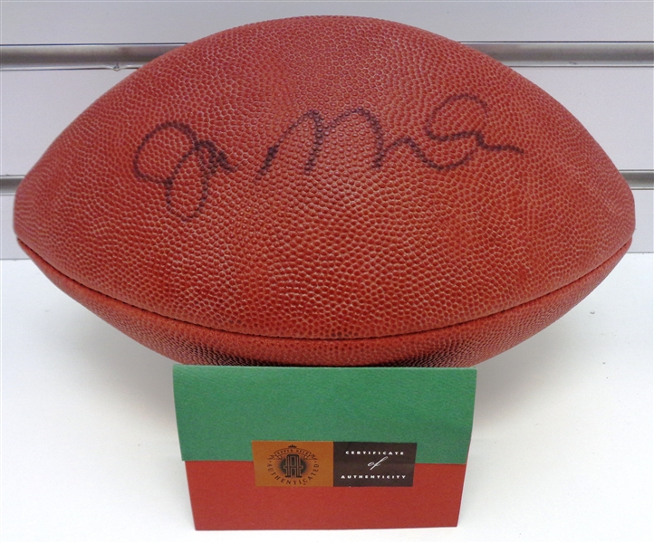 Joe Montana Autographed Official NFL Football