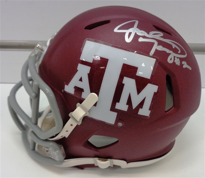 Johnny Manziel Autographed Texas A&M Mini Helmet