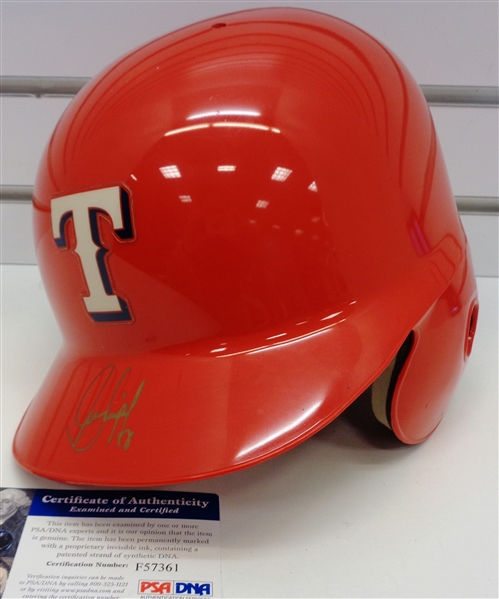 Juan Gonzalez Autographed Texas Full Size Helmet
