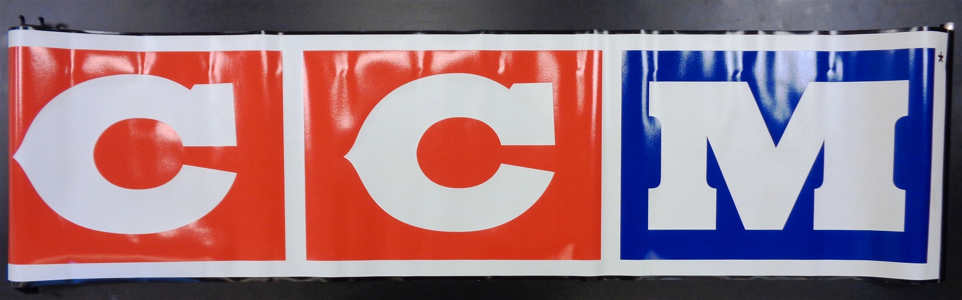 Large Vinyl CCM Hockey Banner - 59"x14"