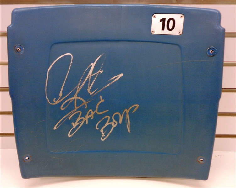 Dennis Rodman Autographed Silverdome Seatback w/ Bad Boys