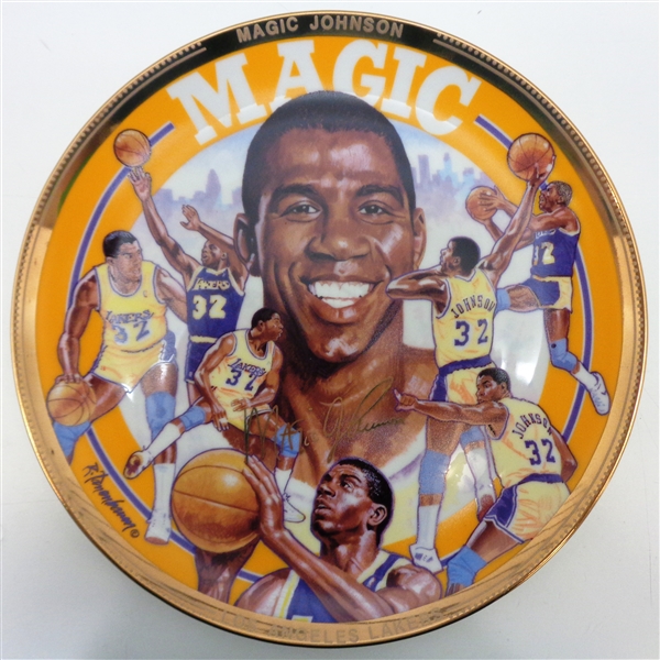 Magic Johnson 10" Collectors Plate