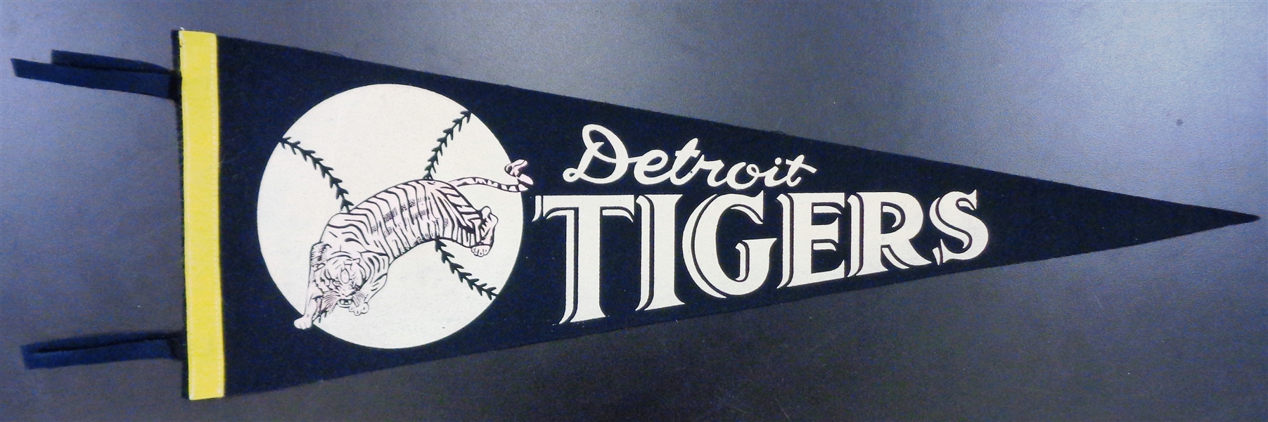 Detroit Tigers 1950s Blue Pennant