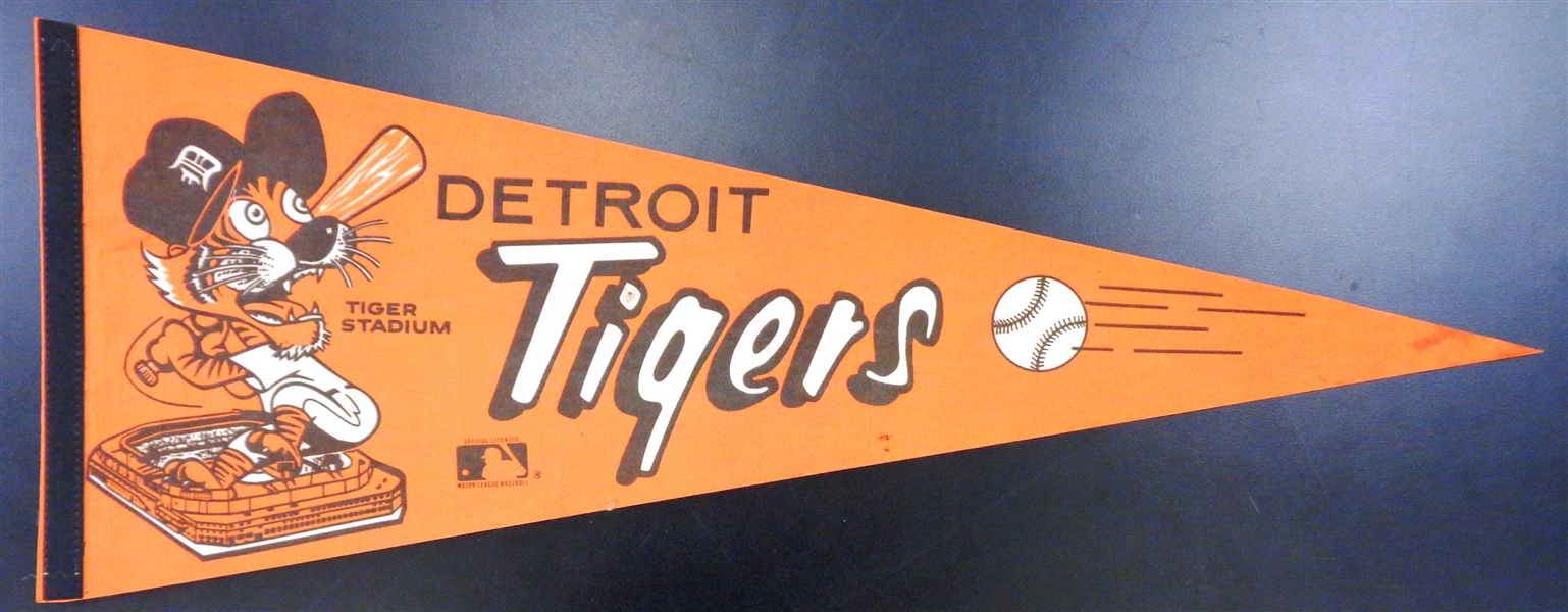 Detroit Tigers 1970s Tiger Stadium Pennant
