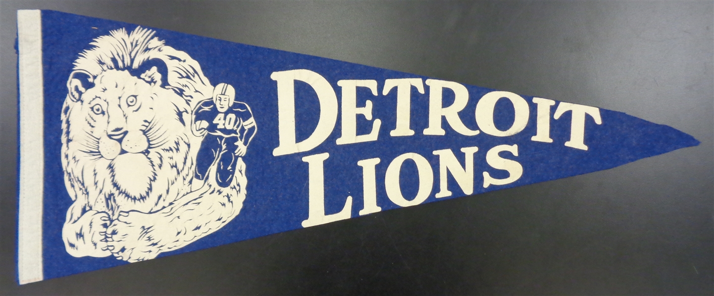 Detroit Lions 1940s Pennant