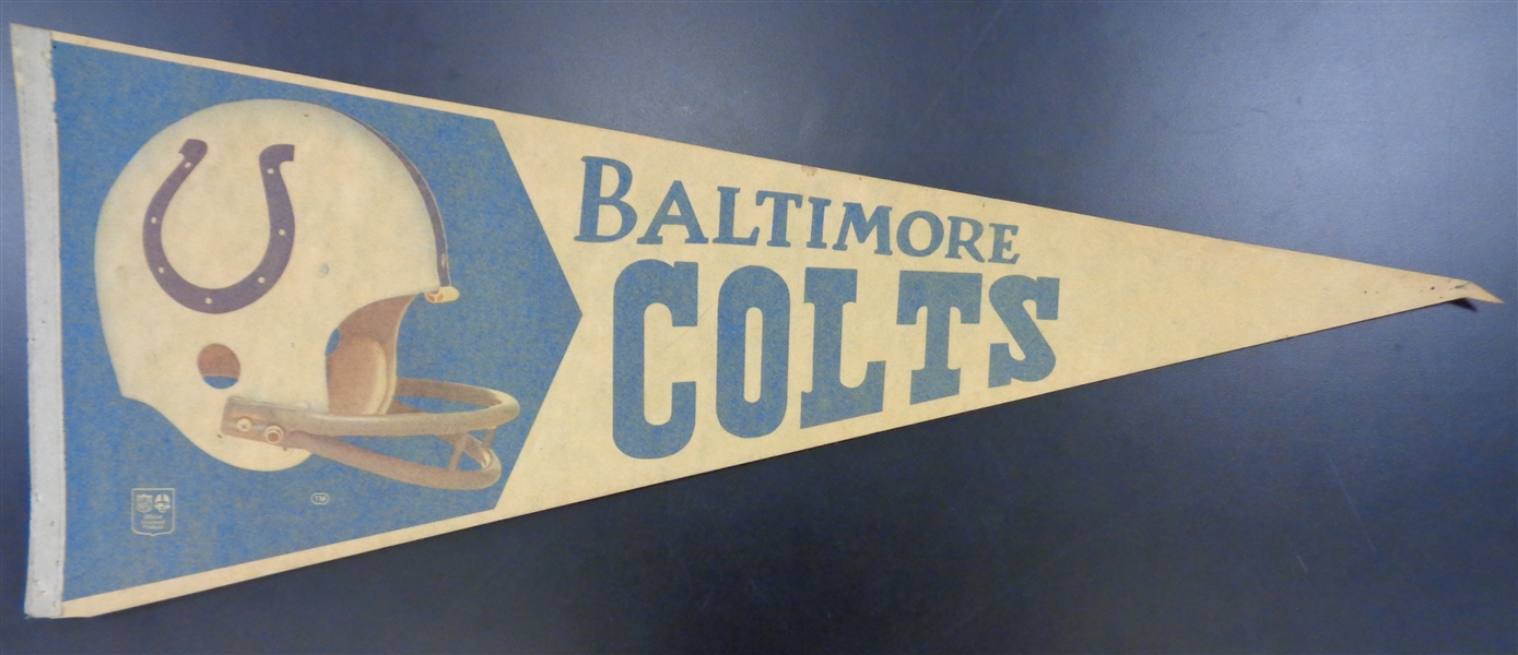 Baltimore Colts 1970s Pennant