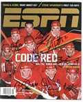 Red Wings ESPN Magazine Signed by 9 HOFers