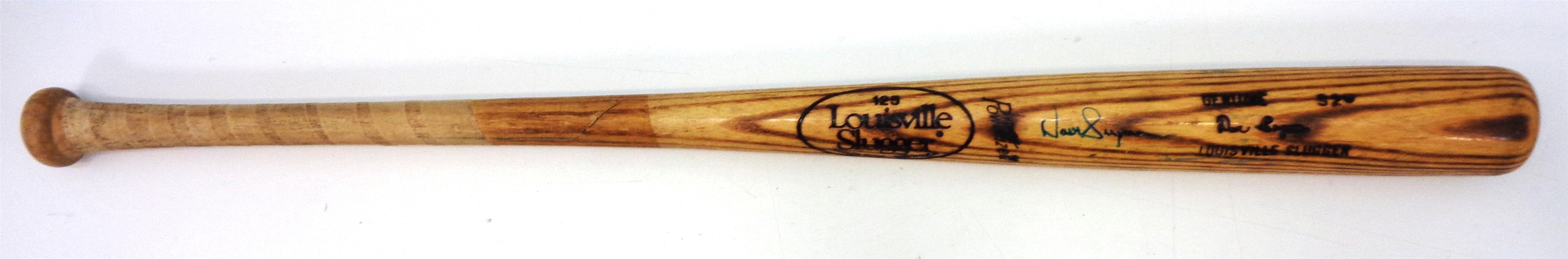 Dave Bergman Autographed Game Used Bat