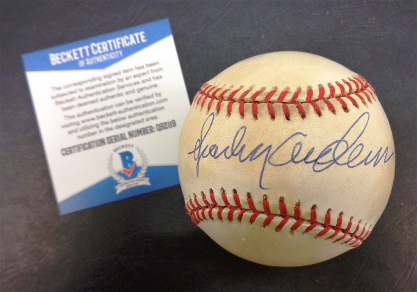 Sparky Anderson Autographed Baseball