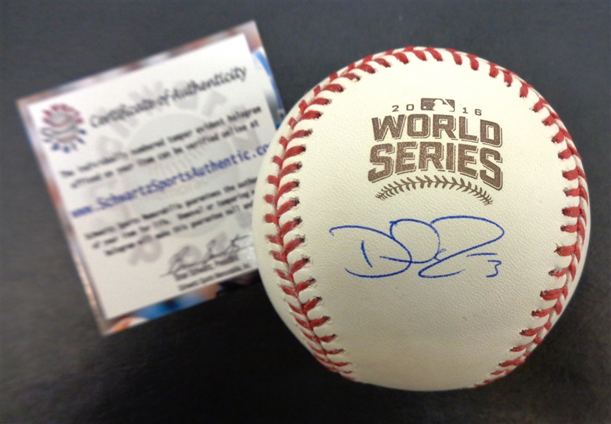 David Ross Autographed 2016 World Series Baseball
