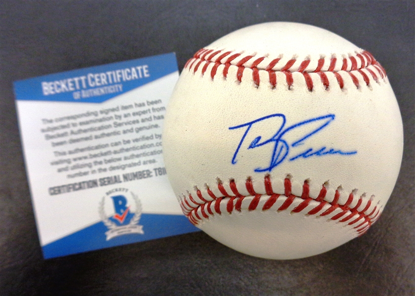 Terry Francona Autographed Baseball
