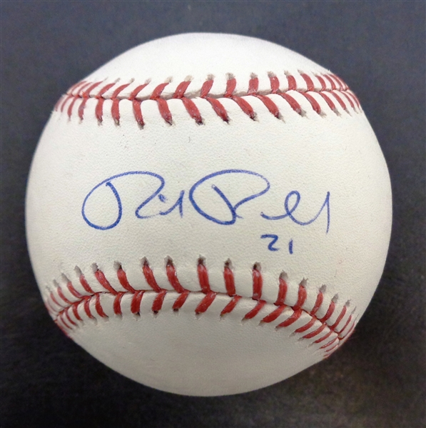 Rick Porcello Autographed Baseball