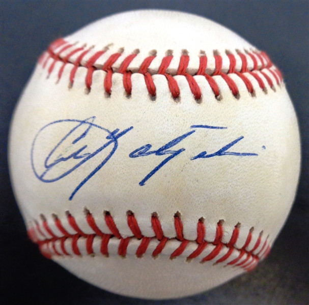 Carl Yastrzemski Autographed Baseball